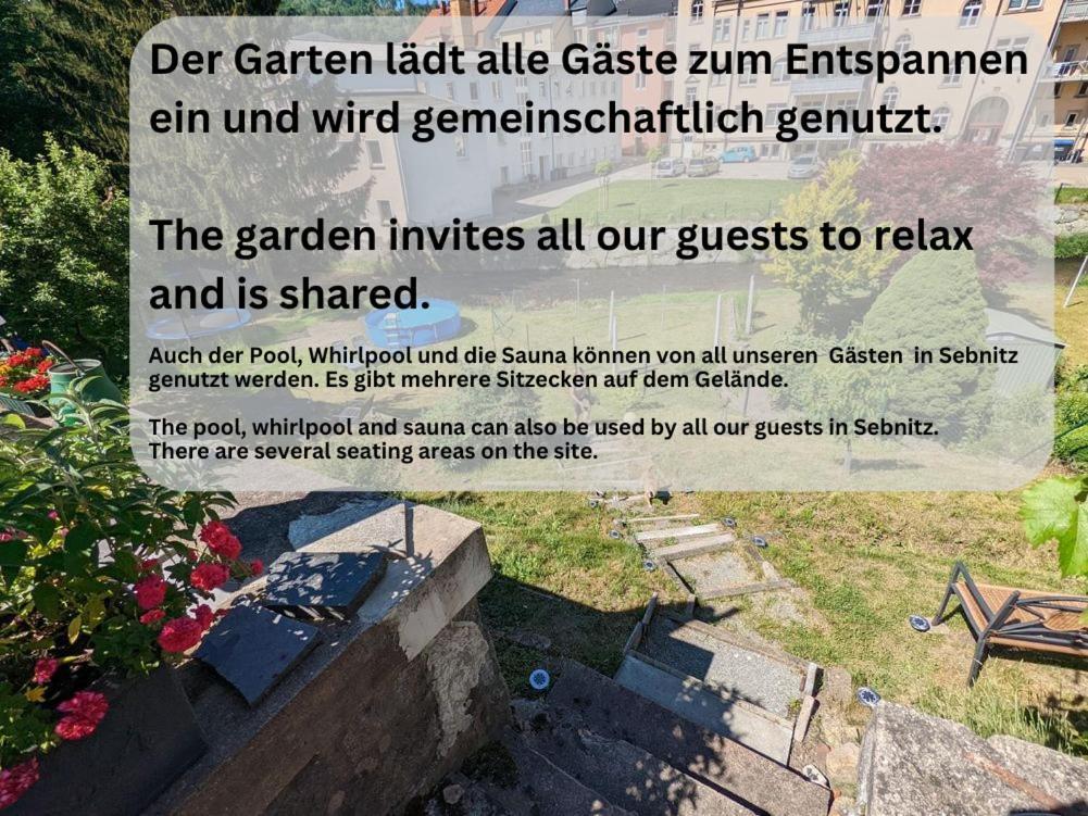 Zi1 - Urlaubsmagie - Erholung Mit Whirlpool & Sauna Sebnitz Exterior photo